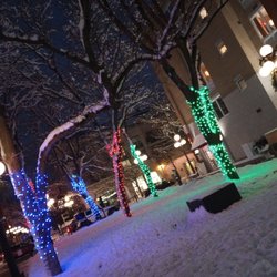 Tin House Court - Pretty lights at Tin House Court.