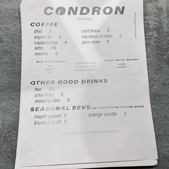 Condron Coffee - Simple just the way I like it. - Coffee & Tea Near Me - Riverside, California