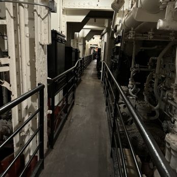 The Queen Mary - Engine Room, quite similar to the Poseidon Adventure film - some of its scenes were filmed at the Queen Mary - Hotels Near Me - Long Beach, California The Queen Mary - Engine Room, quite similar to the Poseidon Adventure film - some of its scenes were filmed at the Queen Mary - Hotels Near Me - Long Beach, California