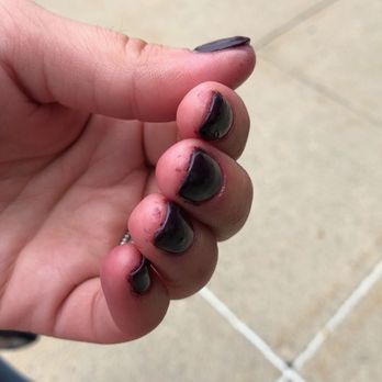 Mint Spa & Nail - DO NOT get the SNS Powder done. This was their 2nd attempt, 3rd time I just had them remove everything. - Day Spas Near Me - Stamford, Connecticut