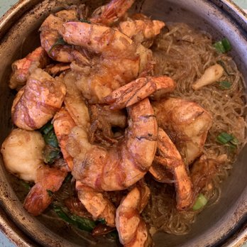 Henry's Cuisine - House special Tiger prawn with glass noodle - Asian Fusion Near Me - Alhambra, California