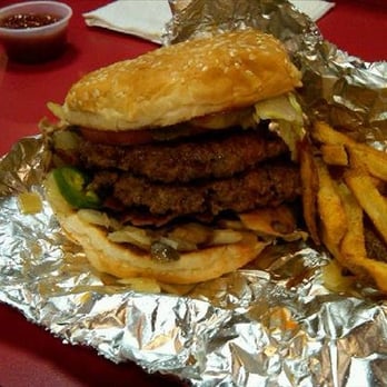 Five Guys - Bacon Burger with Cajun Fries - Hot Dogs Near Me - Seattle, Washington Five Guys - Bacon Burger with Cajun Fries - Hot Dogs Near Me - Seattle, Washington