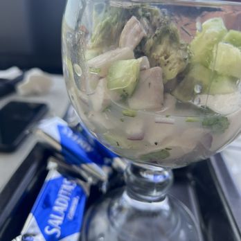 Rocotto Grill - Ceviche with cucumber - Seafood Near Me - South Padre Island, Texas Rocotto Grill - Ceviche with cucumber - Seafood Near Me - South Padre Island, Texas