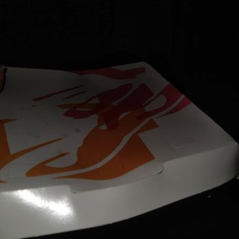 Taco Bell - The smushed box the Mexican pizza came in - Fast Food Near Me - Longview, Texas