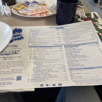 Maine Diner - Menu - Diners Near Me - Wells, Maine