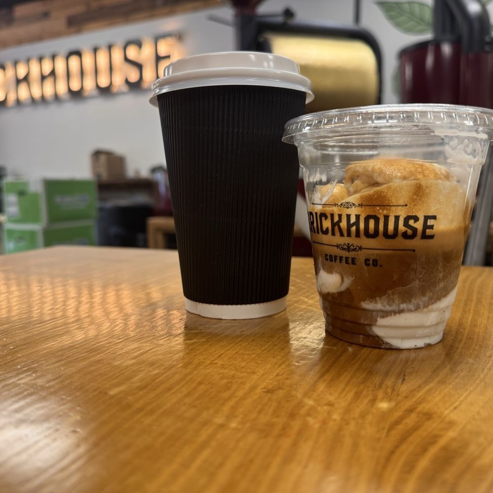 Brickhouse Coffee - Affogato and Cafe Espana Latte - Coffee & Tea Near Me - lawrence, Indiana
