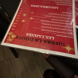 D'Jerba La Douce - Menu