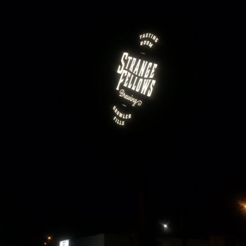 Strange Fellows Brewing - Sign outside the brewery. - Breweries Near Me - Vancouver, British Columbia Strange Fellows Brewing - Sign outside the brewery. - Breweries Near Me - Vancouver, British Columbia