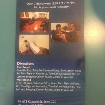 Kunia Urgent Care - Info about directions. Open 7 days a week. - Urgent Care Near Me - Waipahu, Hawaii Kunia Urgent Care - Info about directions. Open 7 days a week. - Urgent Care Near Me - Waipahu, Hawaii