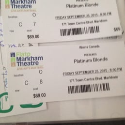 The left over ticket stubs.