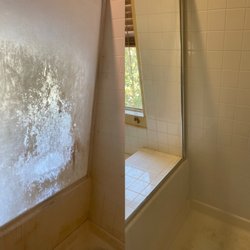 The Groutsmith - Hard water and bar soap build up.  Let The Groutsmith work their magic!