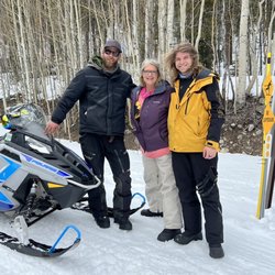 Rocky Mountain Adventure Rentals - Fun time snowmobiling today!