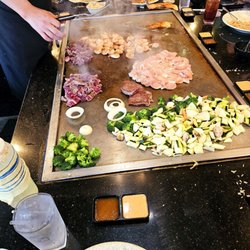 Kobe Steak & Sushi Hibachi Grill & Bar - Chef in action