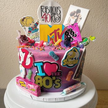Paper Rock Fork Bakery - Customized 80's them cake - Desserts Near Me Paper Rock Fork Bakery - Customized 80's them cake - Desserts Near Me