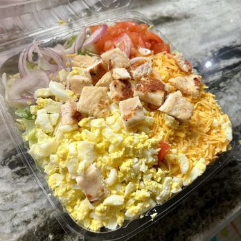 Tiny Town Pizza & Subs - Giant grilled chicken salad - Pizza Near Me - Guthrie, Kentucky Tiny Town Pizza & Subs - Giant grilled chicken salad - Pizza Near Me - Guthrie, Kentucky
