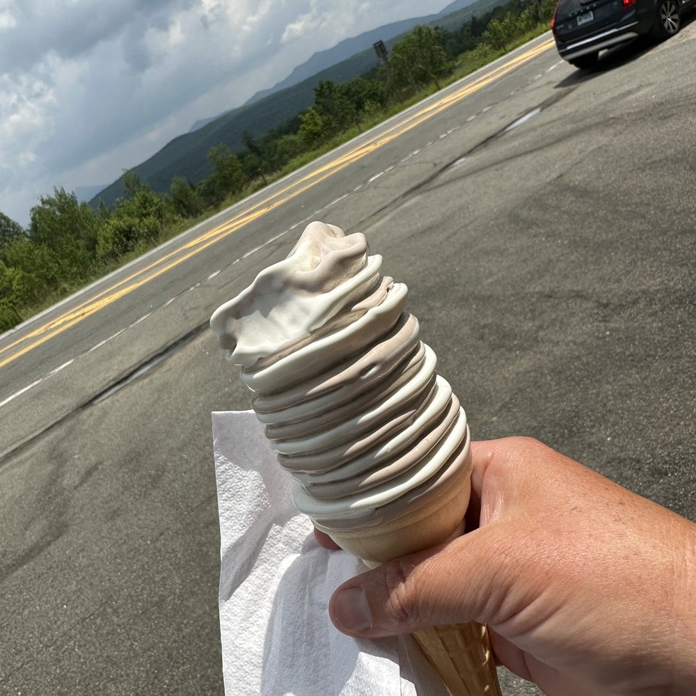 Chocolate vanilla twist Chocolate vanilla twist