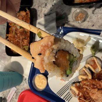 Aroy D Thai and Sushi - INSIDE the Cincinnati Bengals Roll :) - Sushi Bars Near Me - Bradenton, Florida