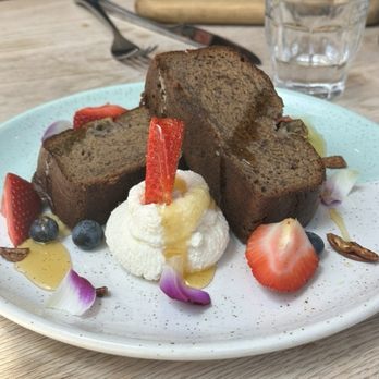 Bluestone Lane Avery Cafe - GF Banana Bread - Cafes Near Me - San Francisco, California
