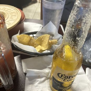 Los Pericos Bar & Grill - Cold bottle beer chips and salsa - Mexican Near Me - Visalia, California Los Pericos Bar & Grill - Cold bottle beer chips and salsa - Mexican Near Me - Visalia, California