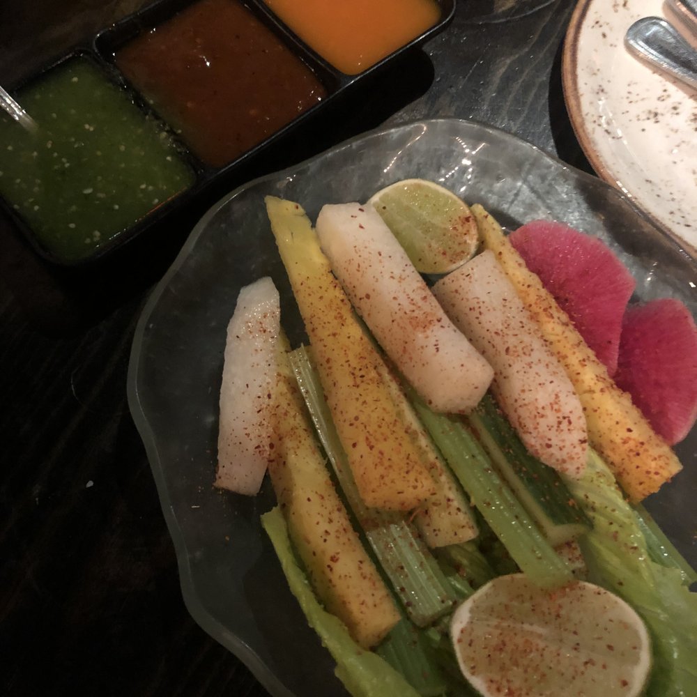 Dos Caminos - salsa trio and street veggies - Mexican Near Me - New York, New York