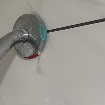 La Quinta Inn by Wyndham Abilene - Old gum on the shower head. - Hotels Near Me - Abilene, Texas
