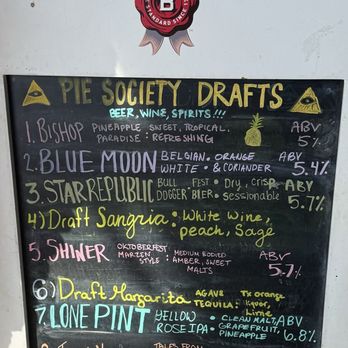 Pie Society - Side walk board! (Notice nothing about pizza?) just the important stuff! - Pizza Near Me - San Marcos, Texas Pie Society - Side walk board! (Notice nothing about pizza?) just the important stuff! - Pizza Near Me - San Marcos, Texas