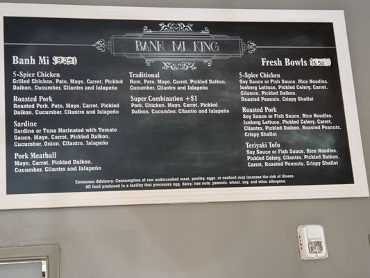 Menu photo 7 Banh Mi King San Francisco, CA