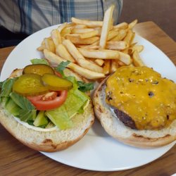 Rustic Tavern - Burger and fries