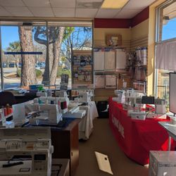 Tidewater Sew-Vac - This is an overall view of the sewing machines and vacuums section. Photo taken February 1, 2025.