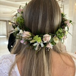 Flower crown. Gorgeous beyond my wildest dreams. I believe about $130