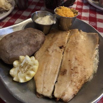 Texas Reds Steakhouse - Best ever trout plate!! - Steakhouses Near Me - Red River, New Mexico