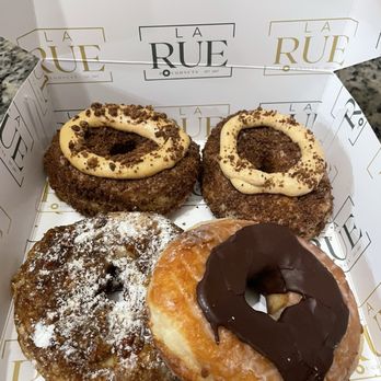 La Rue Doughnut - Cookie butter, French toast, and chocolate brioche - Bakeries Near Me - Dallas, Texas La Rue Doughnut - Cookie butter, French toast, and chocolate brioche - Bakeries Near Me - Dallas, Texas