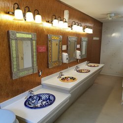 Mitchell KOA - Restrooms are super clean. Wonderfull Mexican theme.