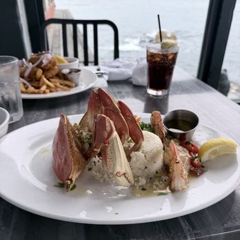 The Fish Hopper - Cannery Row platter and Fish and Chips - Seafood Near Me - Monterey, California