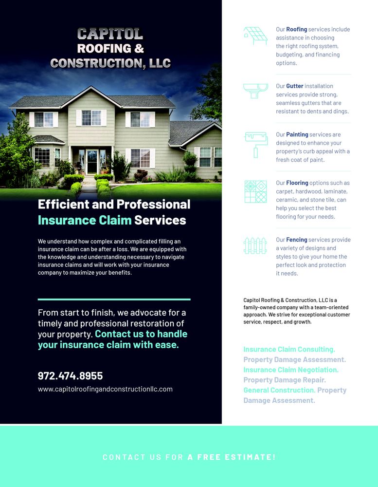 Slide of Capitol Roofing & Construction