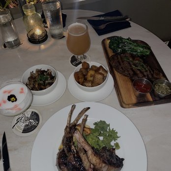 Quiora - lamb, house cut steak, fingerling potatoes, mushroom - Italian Near Me - Honolulu, Hawaii Quiora - lamb, house cut steak, fingerling potatoes, mushroom - Italian Near Me - Honolulu, Hawaii