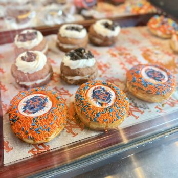 Citi Field - Mets logo donuts from Walk-Off Café - Stadiums & Arenas Near Me - Corona, New York