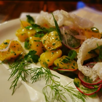 Radiator Whiskey - Golden beets salad - New American Near Me - Seattle, Washington