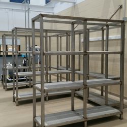Superior Fabrication - Stainless shelving
