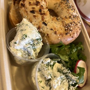 Frontier Café - Bagel w Herb Cream Cheese - Coffee & Tea Near Me - Yucca Valley, California Frontier Café - Bagel w Herb Cream Cheese - Coffee & Tea Near Me - Yucca Valley, California