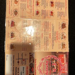 Dynasty Chinese Cuisine - November 2022 menu