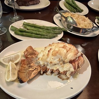 Del Frisco's Double Eagle Steakhouse - Lobster Tail and Asparagus - Steakhouses Near Me - Washington, DC, District of Columbia