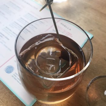 El Five - Can you see the logo stamped in the ice cube? Details, people! - Tapas/Small Plates Near Me - Denver, Colorado