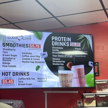 Boba Love - July 2024 menu - Bubble Tea Near Me - San Diego, California Boba Love - July 2024 menu - Bubble Tea Near Me - San Diego, California