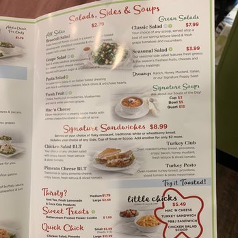 Chicken Salad Chick - Menu - Southern Near Me - Cumming, Georgia