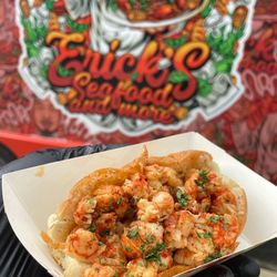 Erick's Seafood and More - Shrimp roll