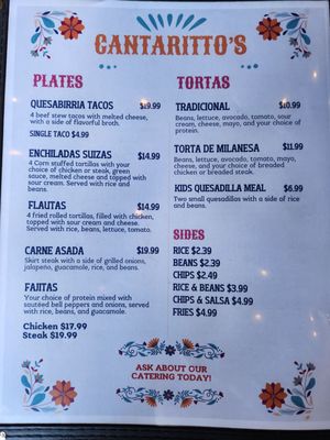Menu photo 6 Cantarittos Taqueria & Bar Hoffman Estates, IL Menu photo 6 Cantarittos Taqueria & Bar Hoffman Estates, IL
