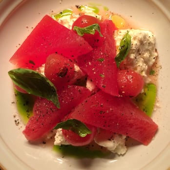 Chiltern Firehouse - Watermelon ricotta salad! - Restaurants Near Me - London, XGL Chiltern Firehouse - Watermelon ricotta salad! - Restaurants Near Me - London, XGL