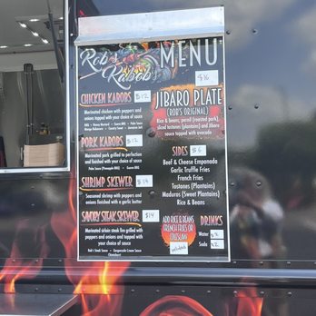 Rob's Kabobs - Menu - Food Trucks Near Me - Rochester, New York