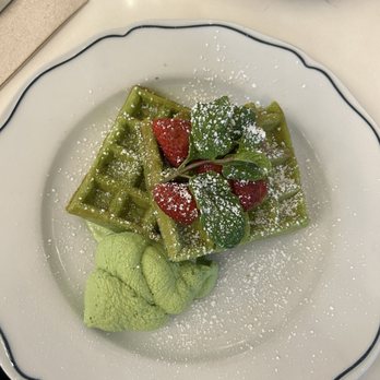 Sweet Maple - matcha moffle - Breakfast & Brunch Near Me - Cupertino, California Sweet Maple - matcha moffle - Breakfast & Brunch Near Me - Cupertino, California